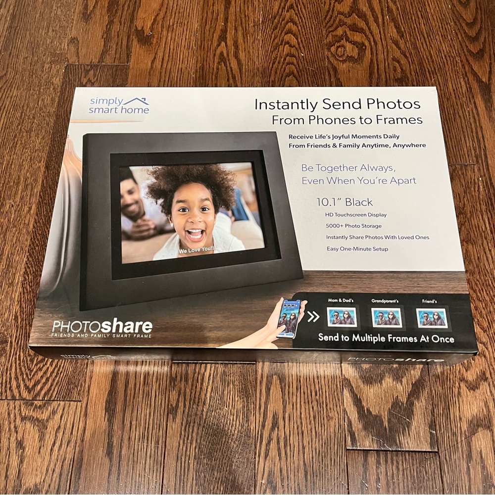 NIB {Simply Smart Home} PhotoShare Smart Digital Picture Frame